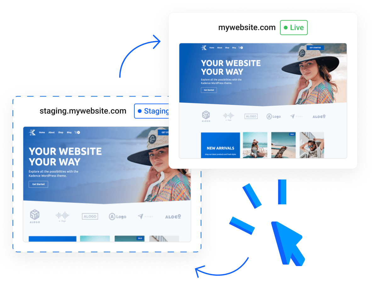 WordPress Hosting Indonesia Murah - Satu-Klik Membuat Staging WordPress